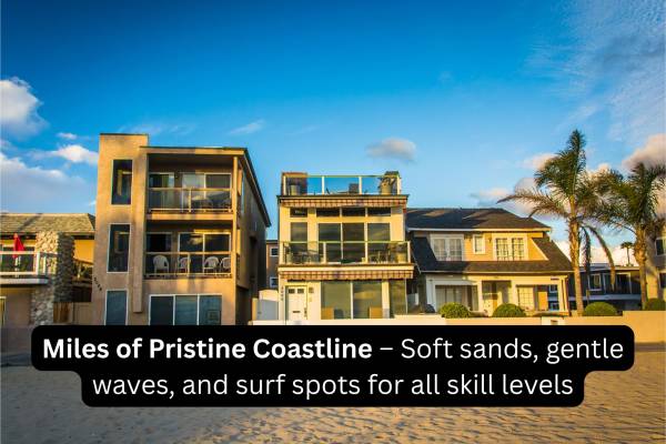 Miles of Pristine shoreline in Newport Beach!